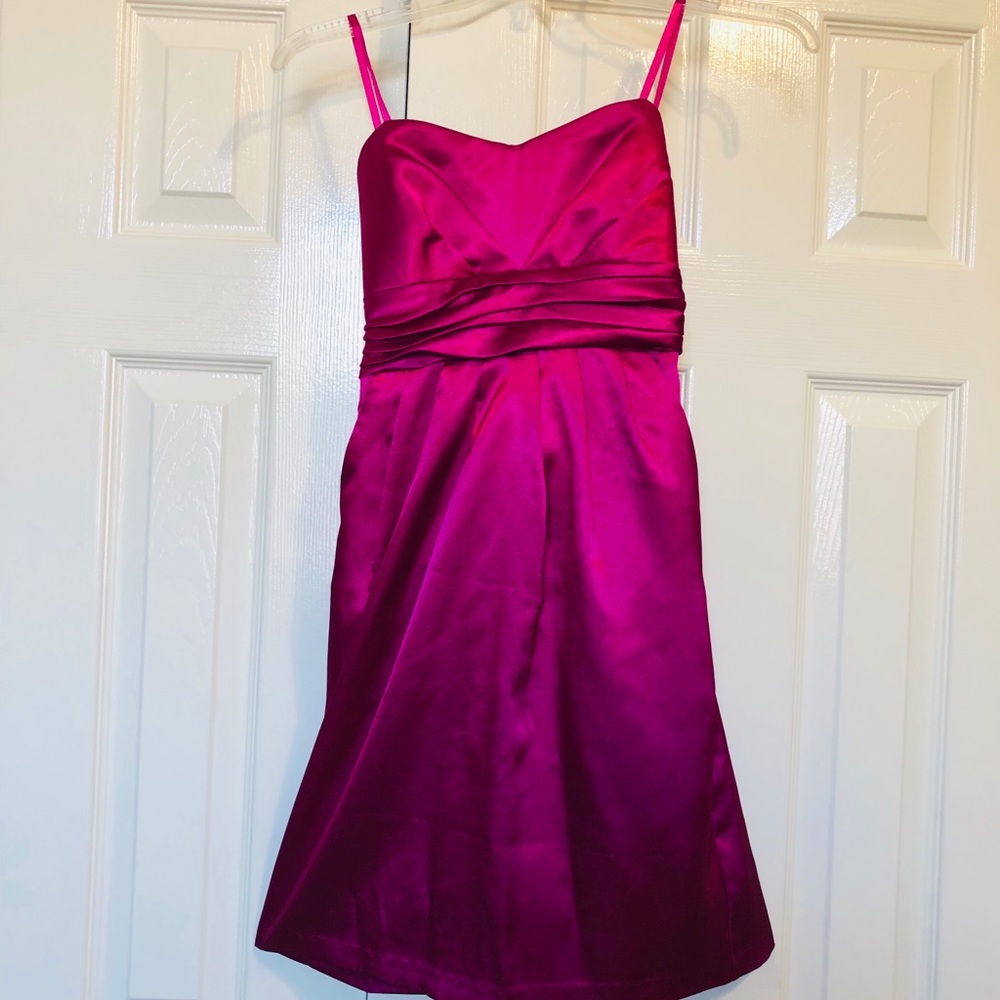 Short pink Homecoming dress